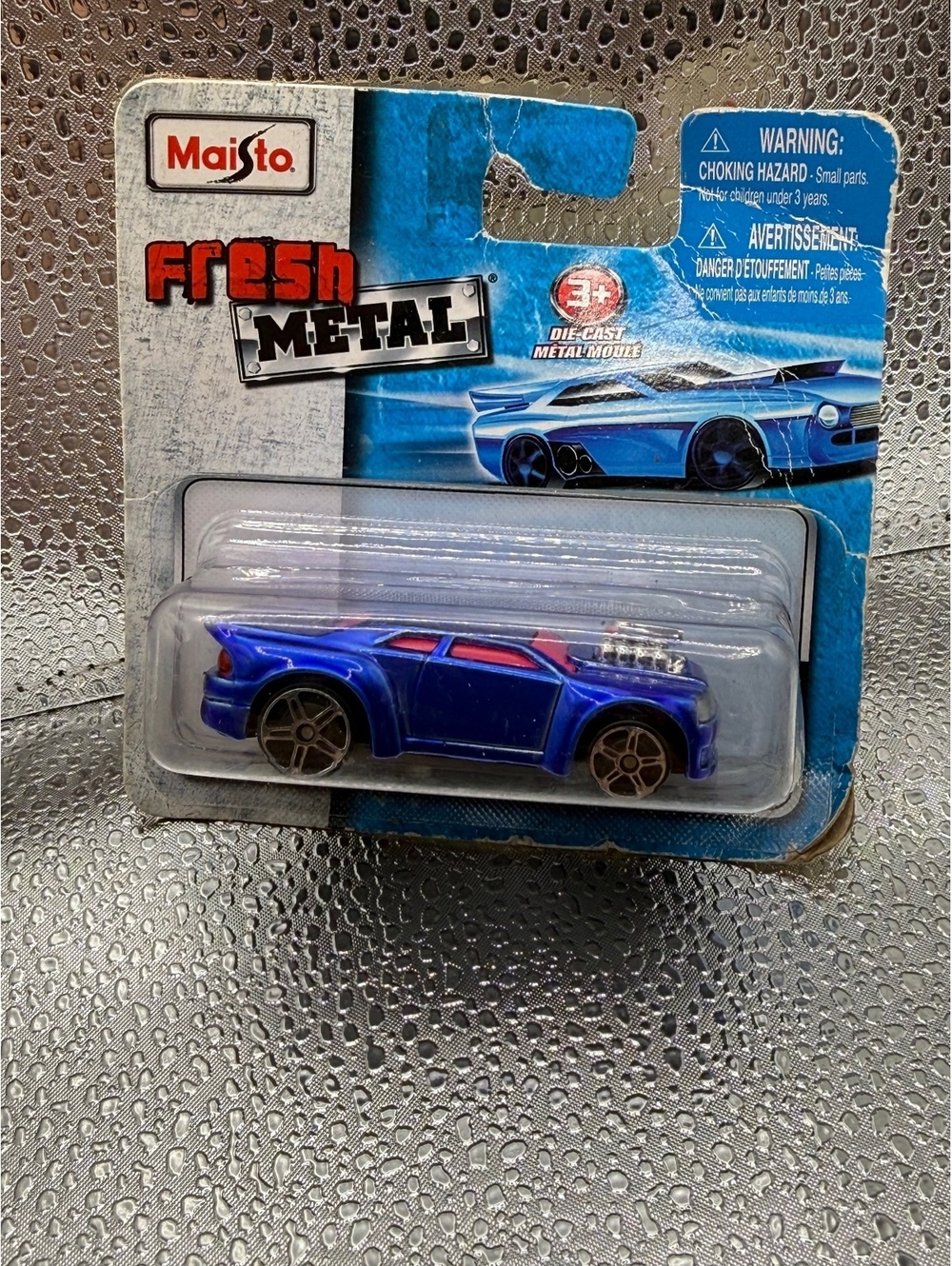 Maisto Fresh Metal Die-Cast Metal Model Blue Sports Car Toy